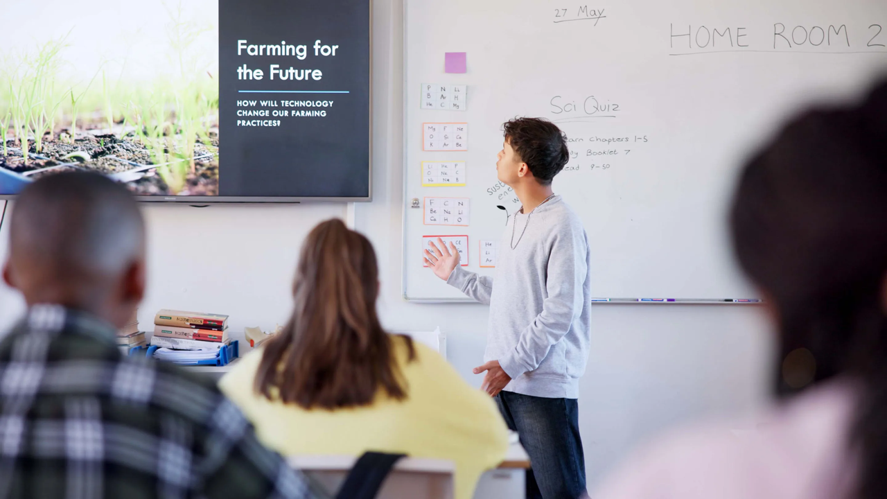 Students in a classroom accelerator session